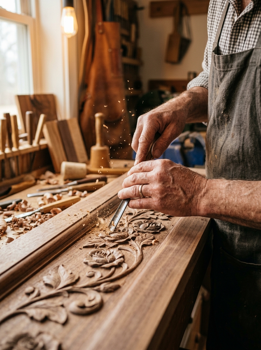 Hand carving precision